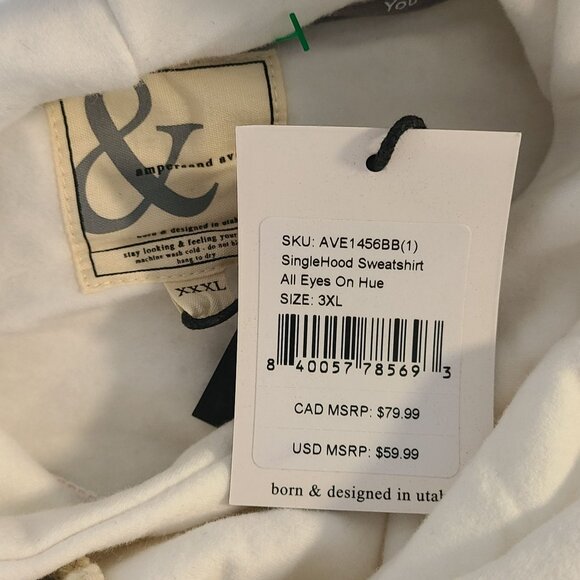 Ampersand Ave Single Hood Sweatshirt All Eyes On Hue Southwest NEW 3XL runs smal - Picture 5 of 8